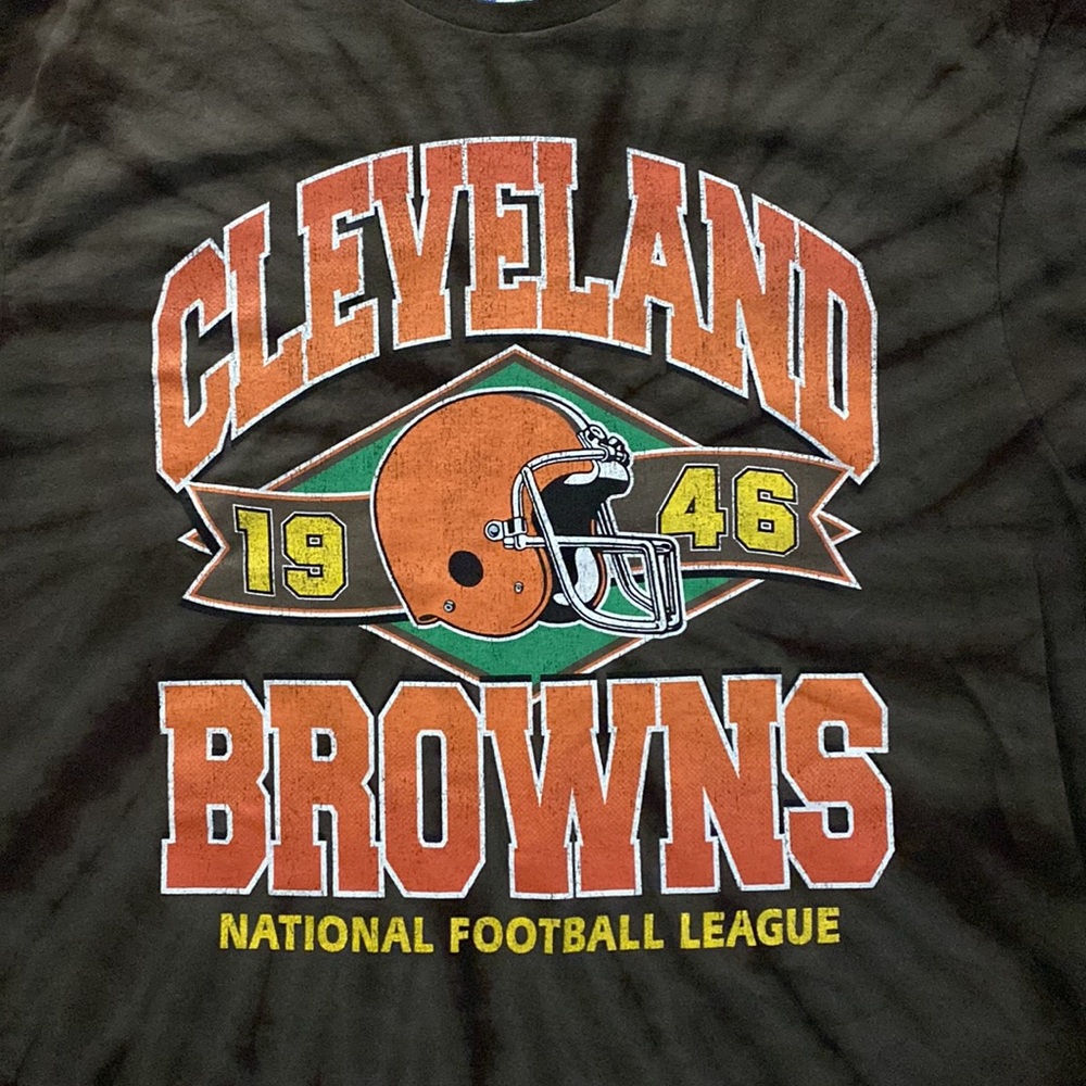 Cleveland Browns 47’ Brand Tie Dye T-Shirt - Picture 2 of 4